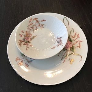 Tressemanes & Vogt Antique 2 Pc. Set of Dishes